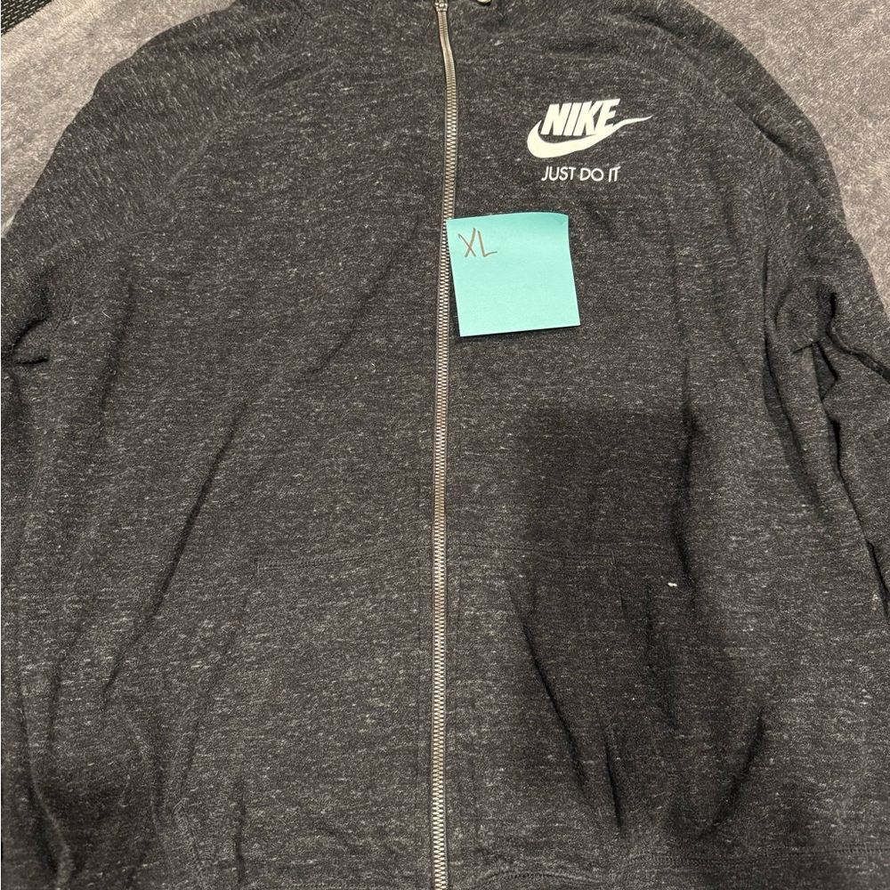 Nike Charcoal Full-Zip Sweatshirt
